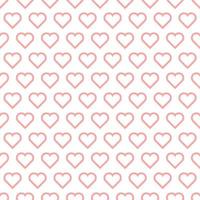 Vector seamless background of hearts