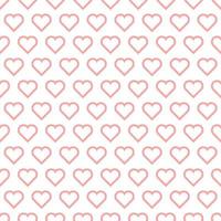 Vector seamless background of hearts