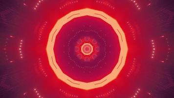 Abstract background with glowing circles 3d illustration photo