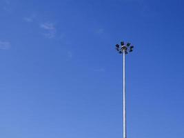 Lights on a tall pole photo