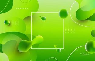 Fluid Green Background vector