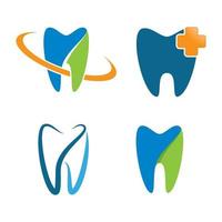 imágenes de logo cuidado dental vector