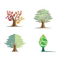 Tree logo images design vector