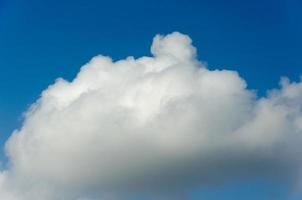 White fluffy cloud photo