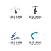 Pen tool icons vector