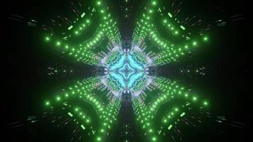 Abstract 3d illustration with kaleidoscopic pattern photo