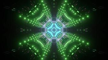 Abstract 3d illustration with kaleidoscopic pattern photo