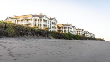 Newly constructed beach side condominiums in Florida, USA photo