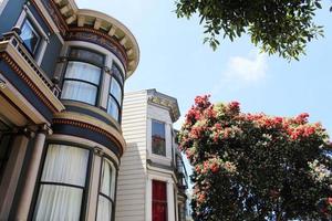 Victorian homes in San Francisco, USA photo