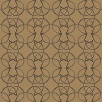 Celtic seamless ethnic pattern. Linear style. Celtic linear ornament in brown or beige tones. vector