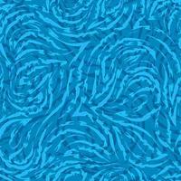 Blue flowing lines and corners with torn edges on a sea background vector seamless pattern. Abstract texture ripples on the water, ice pattern.