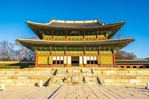 Changdeokgung palace in Seoul city, South Korea photo