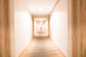 Abstract blur hotel interior for background photo