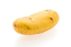 Potato isolated on white background photo