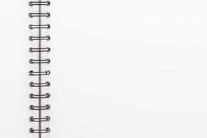 Blank notebook isolated photo