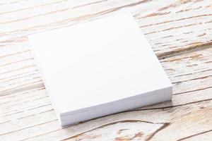 Blank white paper photo