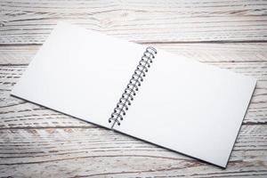 Blank white paper photo