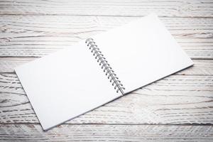 Blank white paper photo