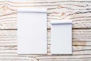 Blank white paper photo