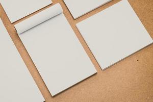 White paper mock up photo