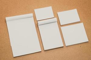 White paper mock up photo