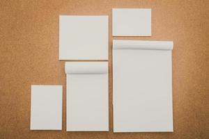 White paper mock up photo