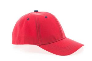 gorra de béisbol roja foto
