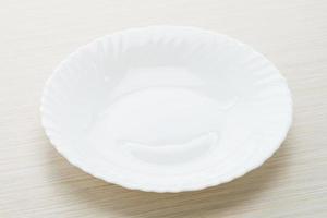 Empty white plate photo