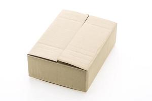 Paper box isolated photo