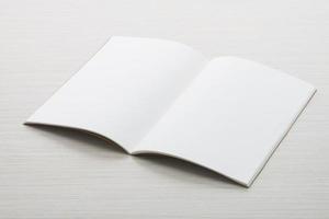 Blank paper mock up photo