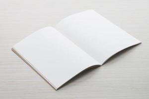Blank paper mock up photo