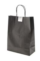 Black shopping bags photo