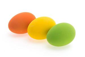 Easter colorful eggs photo