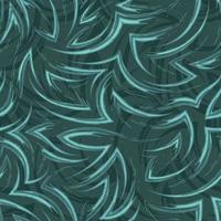 Vector seamless pattern of flowing lines and corners in Tidewater Green tones. Water or flow texture for packaging and design of clothes.