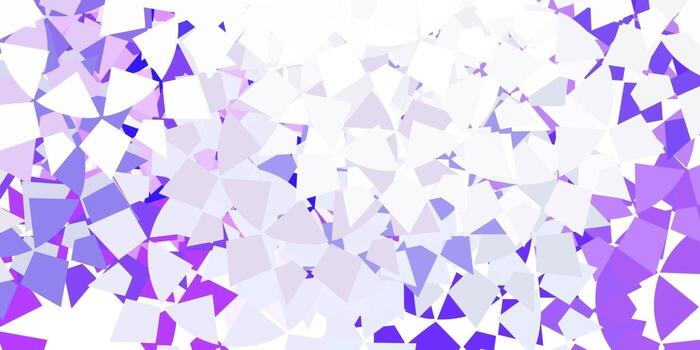 textura de vector azul claro, rojo con estilo triangular.