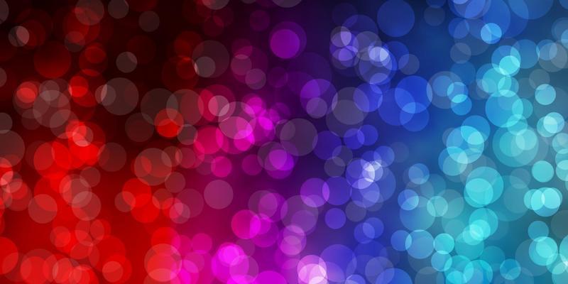 Light Blue, Red vector backdrop with dots.