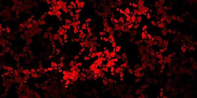 Dark red vector backdrop with chaotic shapes.