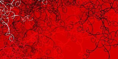 Light Red vector backdrop with curves.