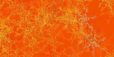 Light Yellow vector backdrop with circular arc.