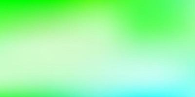 Light green vector abstract blur backdrop.