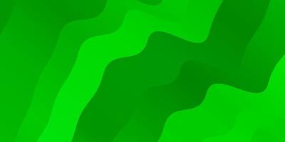 Light Green vector background with lines.