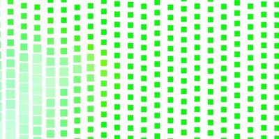 Light Green vector background with rectangles.