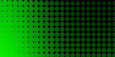 Light Green vector pattern with spheres.