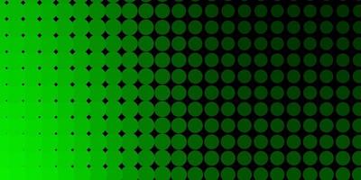 Light Green vector pattern with spheres.