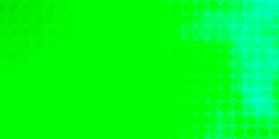 Light Green vector layout with circle shapes.
