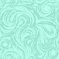 Abstract turquoise vector texture made of smooth spirals and loops. Fiber of wood or marble twisted pattern. Waves or ripples.