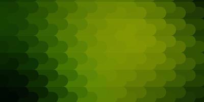 Dark Green, Yellow vector backdrop with lines.