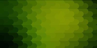 Dark Green, Yellow vector backdrop with lines.