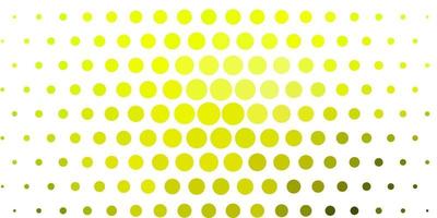 Light Green, Yellow vector layout with circles.