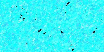 Light blue, green vector background with triangles.